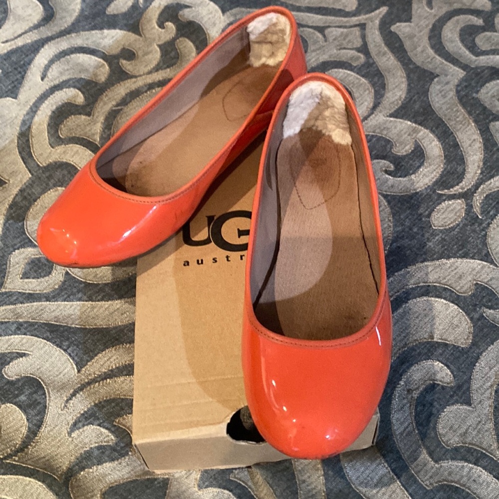 Ugg patten leather ballet flats